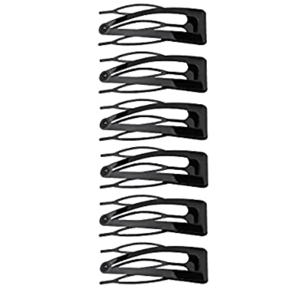 Revlon Double Grip Black‎ Hair Clips, 6 count